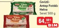 SEREL CEVİZLİ-ANTEP FISTIKLI HELVA 500 G